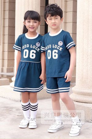 2016幼儿园校服夏季最新款式定做-兴童园服xt162302#ab