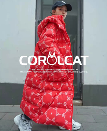 COROLCAT猫王童装2021冬季羽绒服新品