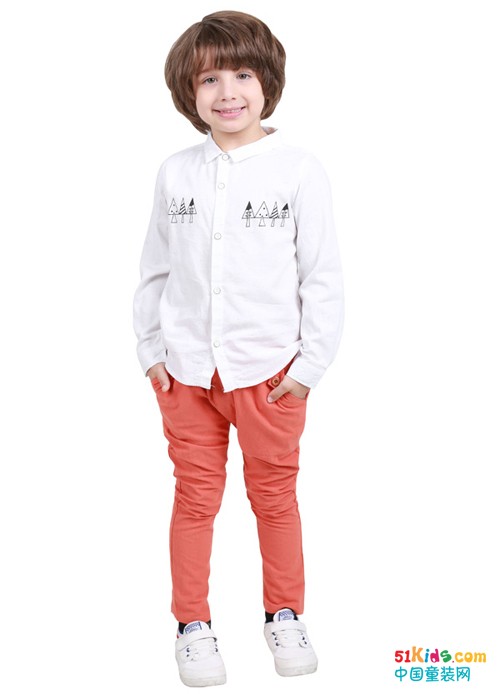 杰米兰帝童装，不同的衬衣演绎不同的时尚！