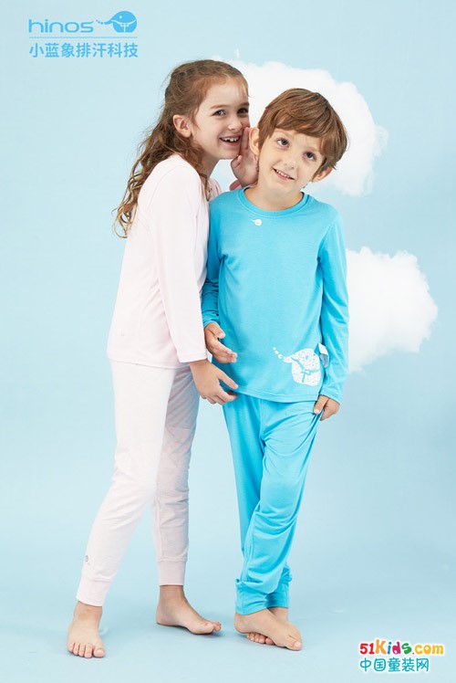 小蓝象儿童睡衣，让宝贝享受“无汗的”科技服务