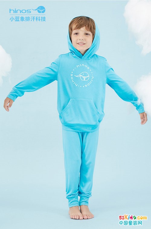 小蓝象儿童睡衣，让宝贝享受“无汗的”科技服务