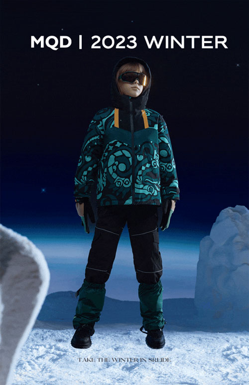 马骑顿童装冬季新品 滑雪玩家申请出战